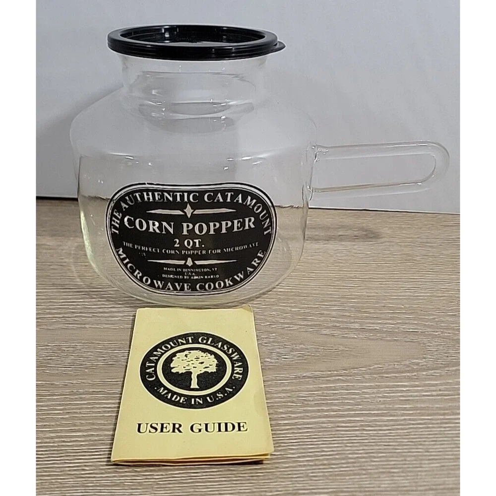 Vintage Catamount Microwave Corn Popper - 2 Qt, Authentic Made in USA User Guide
